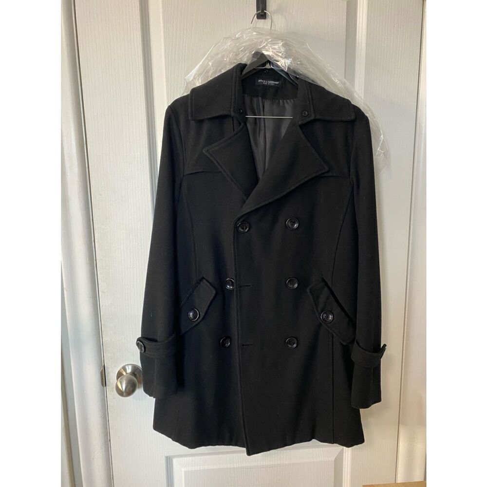 🛍️Dolce & Gabbana Authentic Vintage (late 80’’s) Black Double-Breasted Peacoat